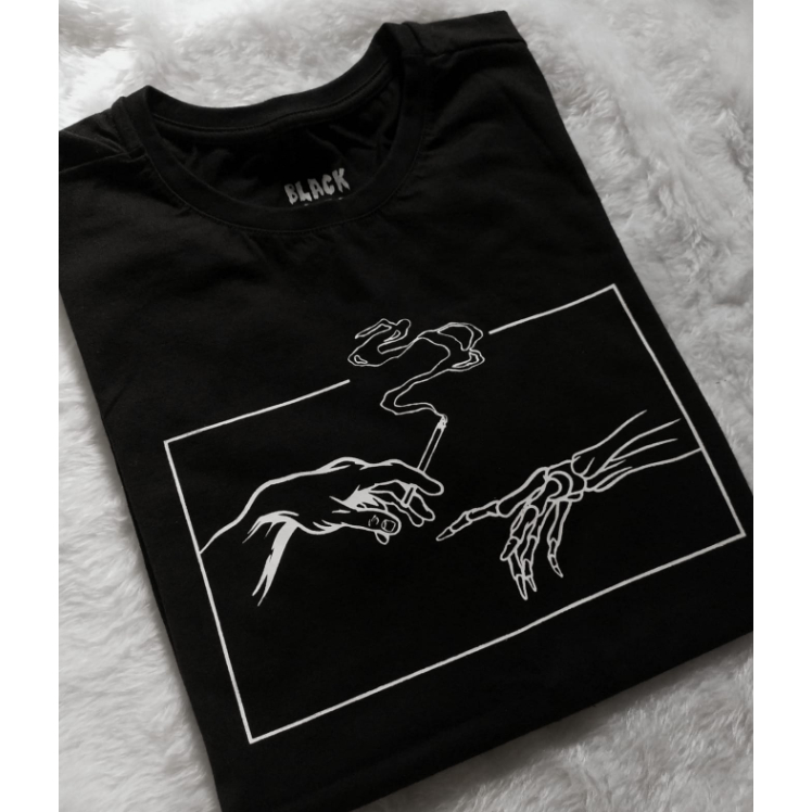 Camiseta/Babylook CRIAÇÃO DE ADÃO/ 100% algodão