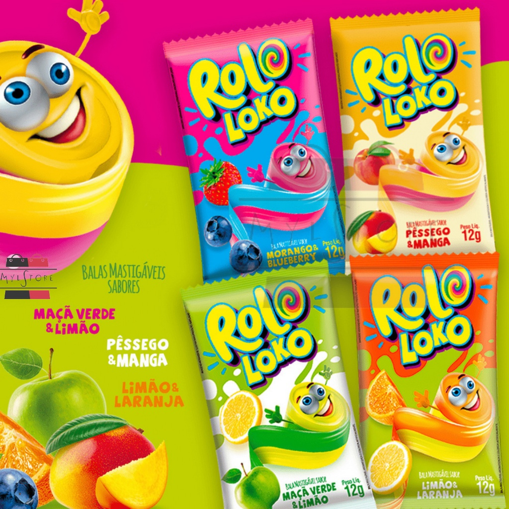 Kit 4 unidade Rolo Loko 12g | Shopee Brasil