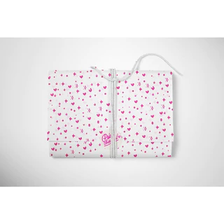 Papel seda corações e estrela afetivo psiu cheguei 31x46