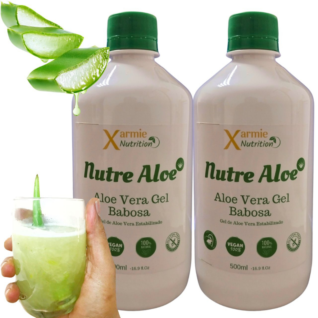 Puro Gel de Babosa Aloe Vera 100% Natural Suco 1 litro | Shopee Brasil