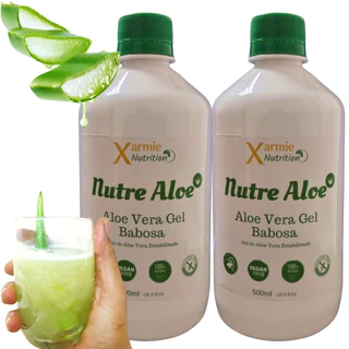 Puro Gel de Babosa Aloe Vera 100% Natural Suco 1 litro