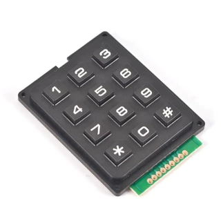 Teclado Matricial Rígido 3x4 - 12 Teclas