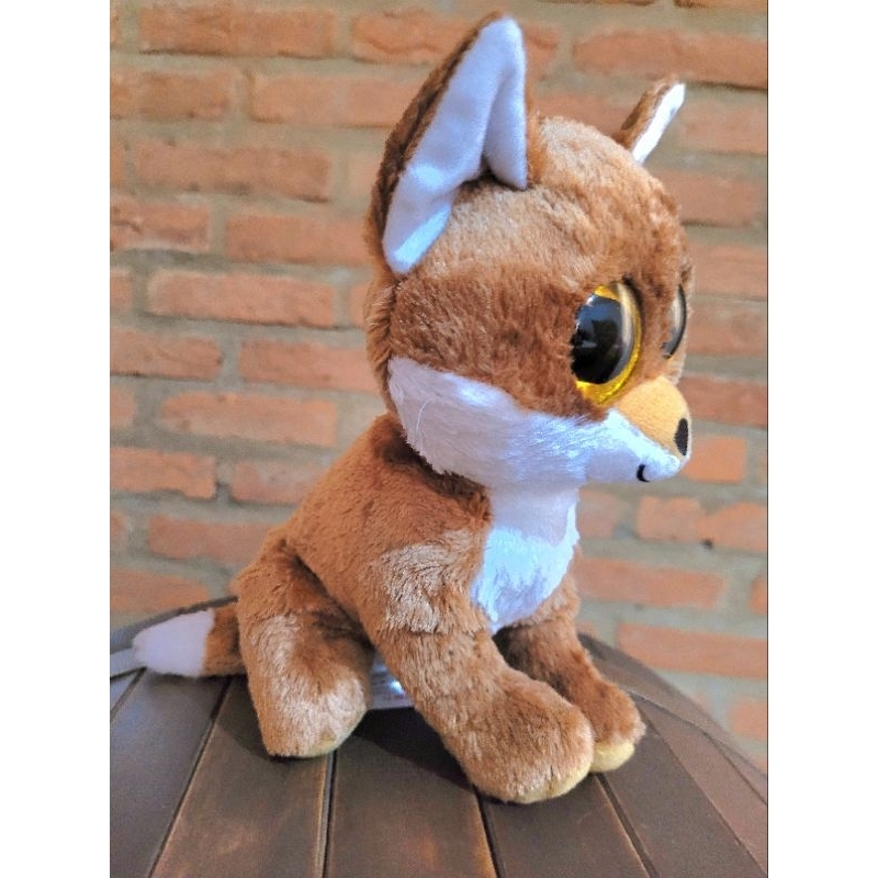 Raposa pelúcia br machine olho vidro | Shopee Brasil