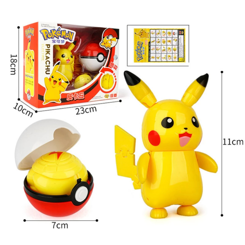 Brinquedo pokémon gachu, anel de natação flutuante, séries slot, escorbble,  pikachu, figuras de ação, brinquedos - AliExpress