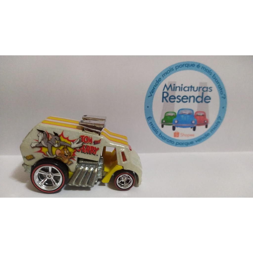 (24AZ1-112-III) Cool One, TOM E JERRY, com Pneus de Borracha (Miniatura ORIGINAL loose).