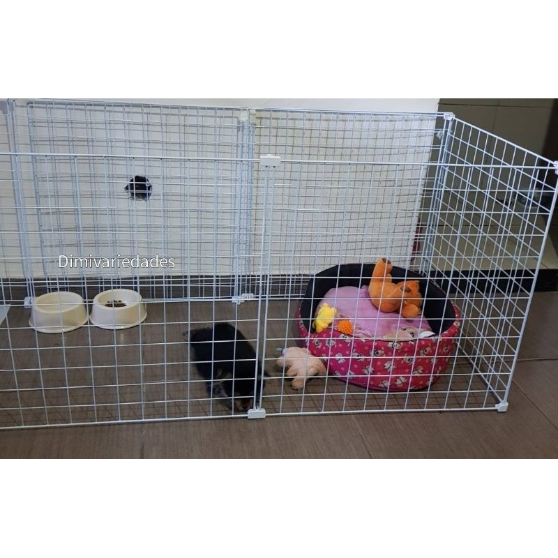 CERCADO PARA CACHORRO PEQUENO MÉDIO PORTE DESMONTÁVEL 80cm ALTURA ..