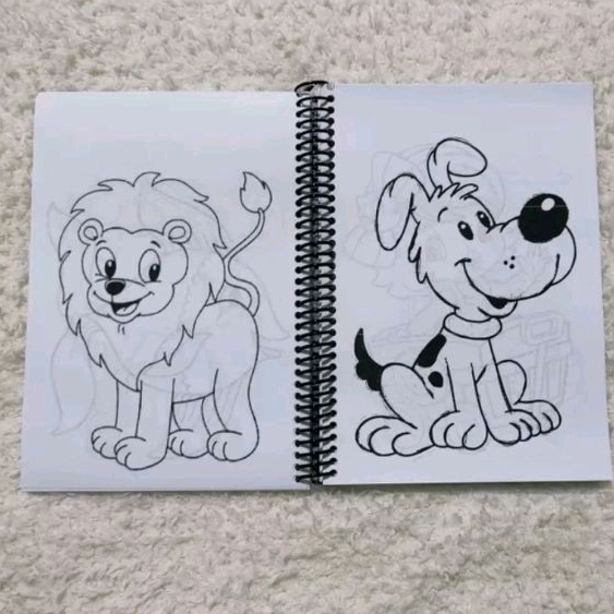 Caderno de desenho para colorir infantil/ Criança - 100 Desenhos
