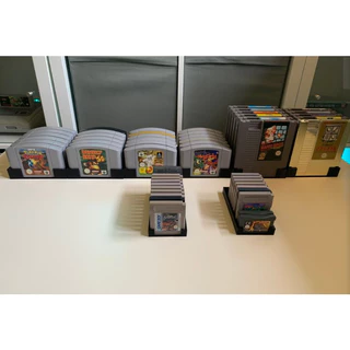 SUPORTE PARA CARTUCHOS - SNES - NES - NINTENDO 64 - GENESIS - GAME BOY GBC E GBA - GBC RUMBLE E VB