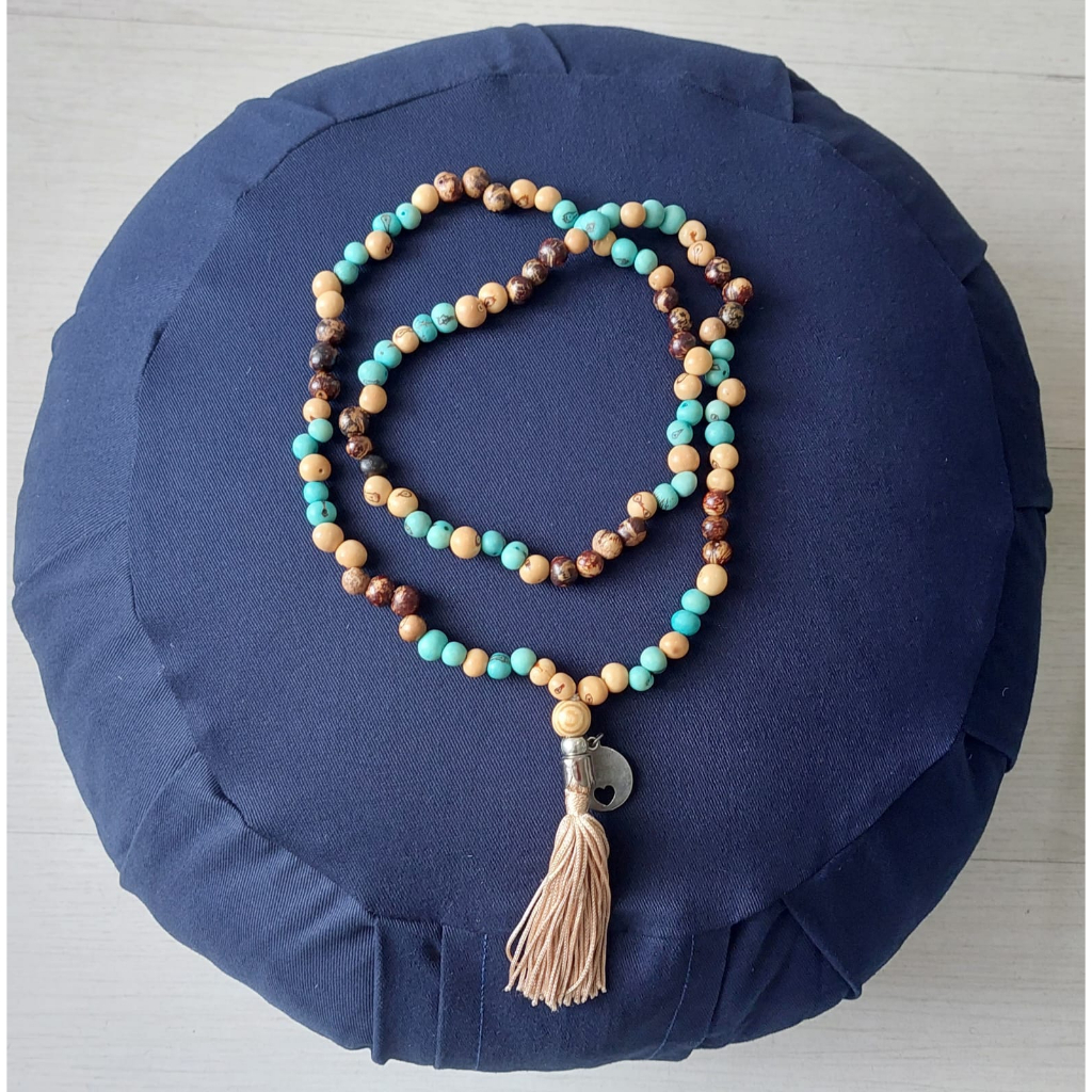 ZAFU - Almofada para Meditação Zazen Azul
