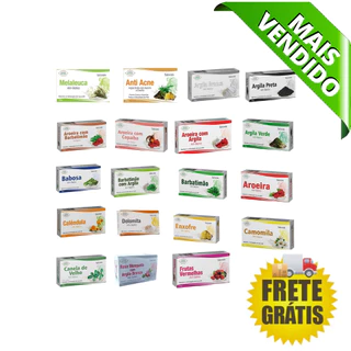 LiQUIDAÇÃO IMPERDIVEL Kit 10 Sabonetes Lianda Natural 90g
