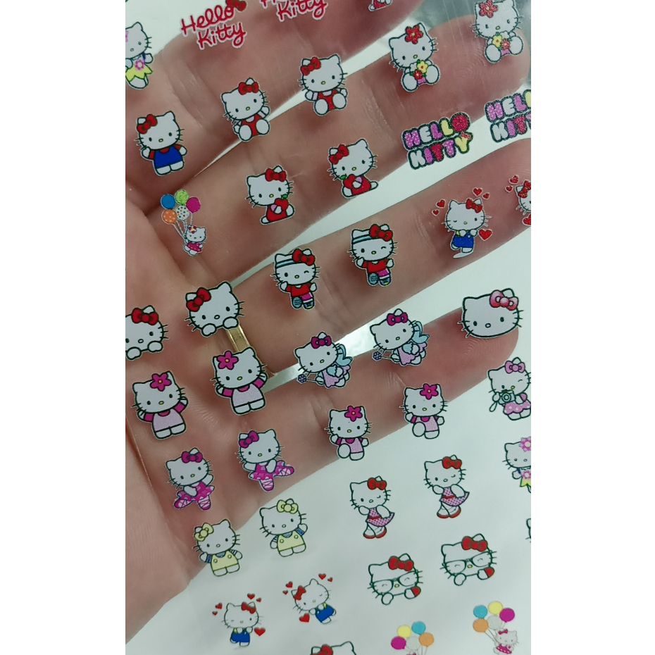 Desenhos Animados High-end Personalizado Puro Handwork Unhas Olá Kitty  Animação Pintados À Mão Diy Bonito 3d Unhas Capa Completa Adesivos De Unhas  Presente - Derivados De Animação / Produtos Periféricos - AliExpress