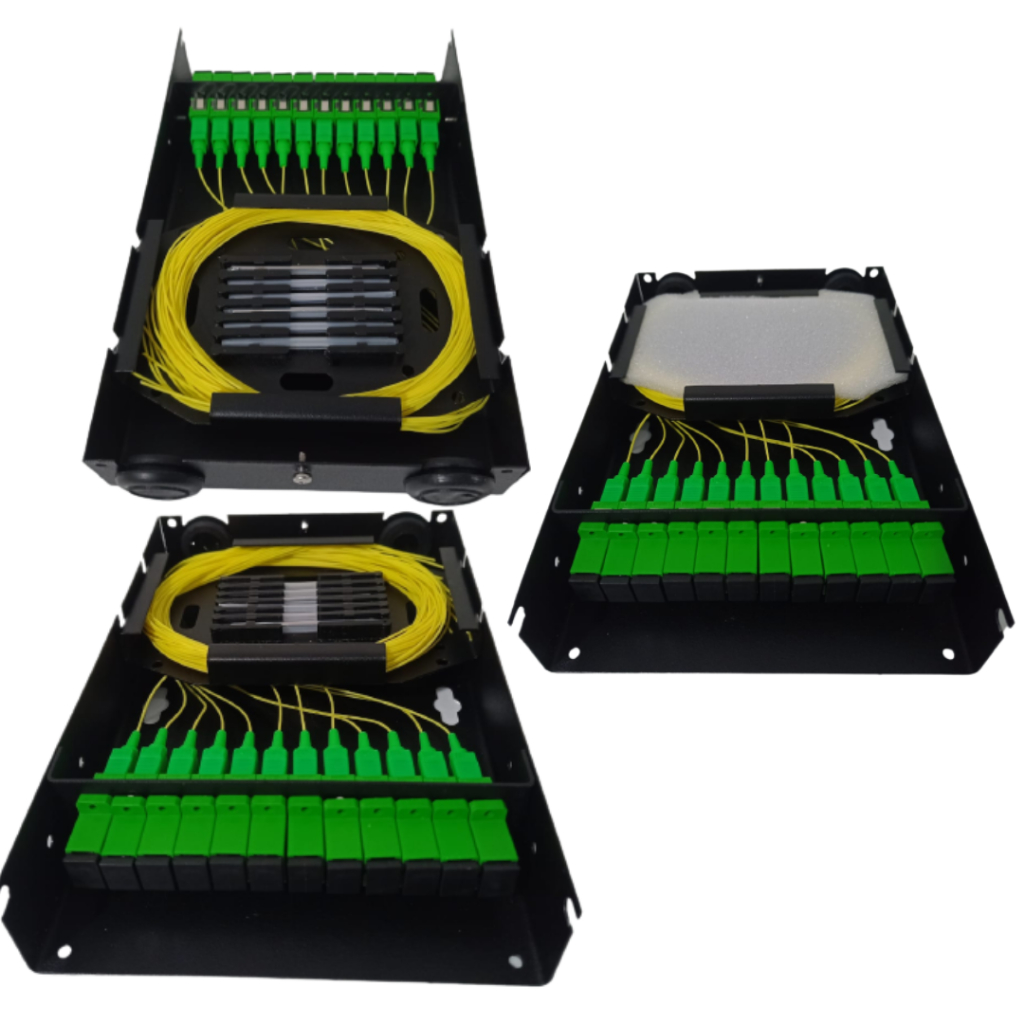 MINI DISTRIBUIDOR INTERNO ÓPTICO ( DIO ) SC- APC 12 FIBRAS | Shopee Brasil