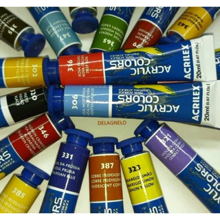 Kit 10 Tinta Acrílica Acrylic Colors Acrilex 20ml Para Tela - Cores a sua escolha
