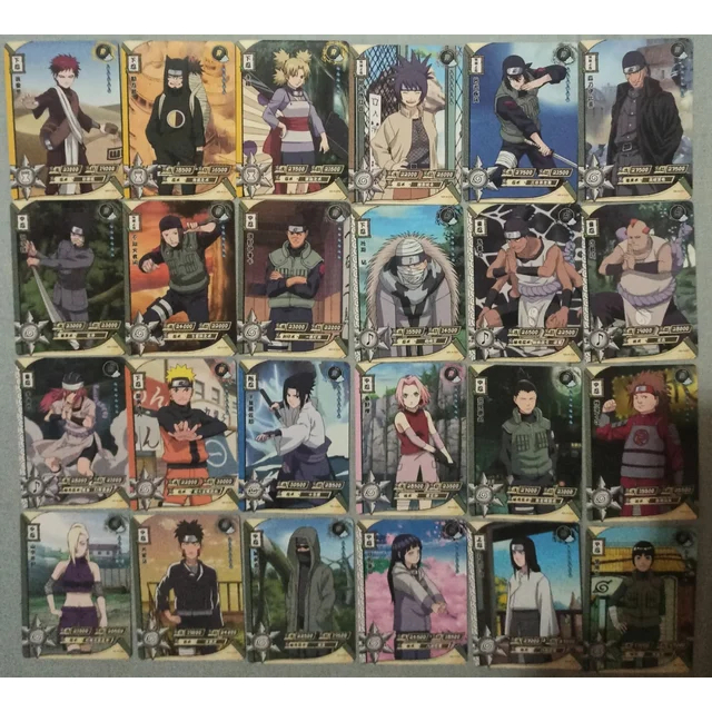 Lote 40 cartas de Naruto Originais Kayou maioria brilhantes, Naruto ...