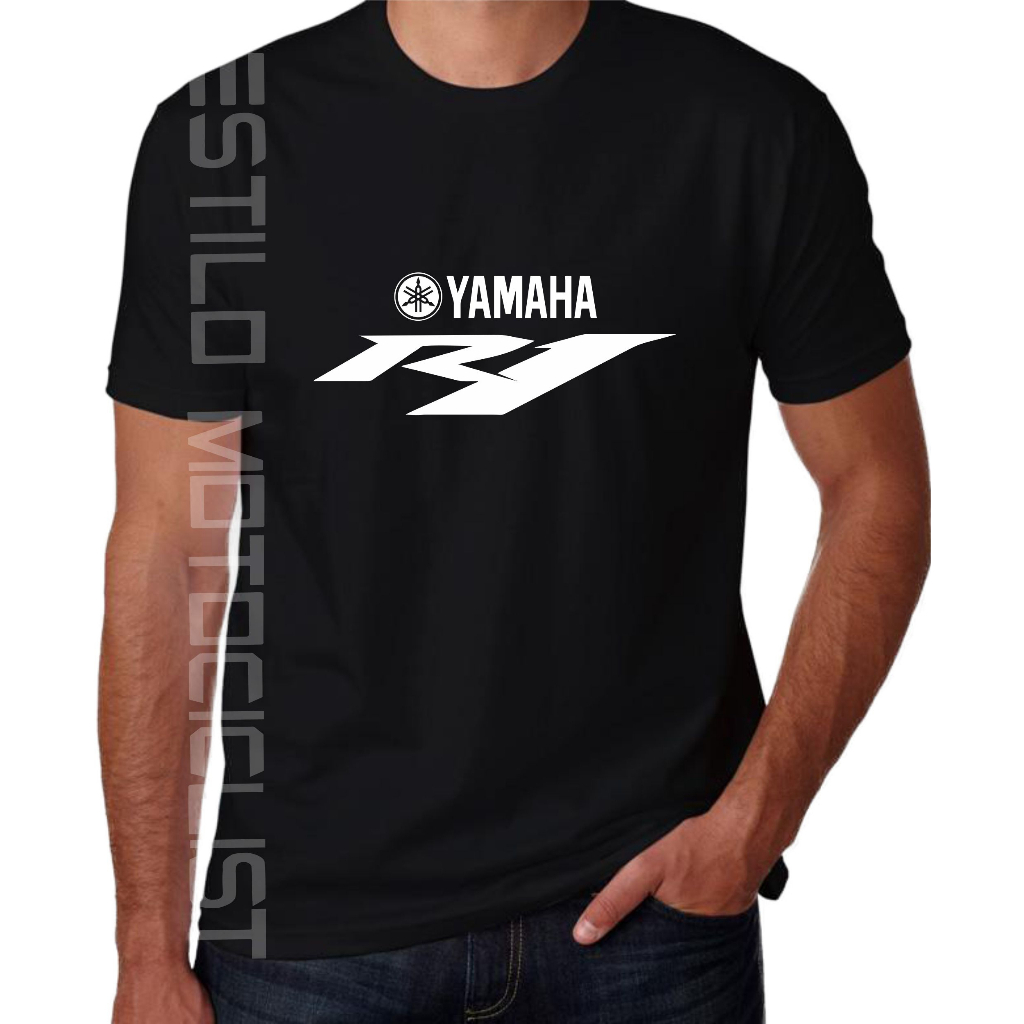 Camiseta R1 YAMAHA R1 Motociclista moto masculino feminino