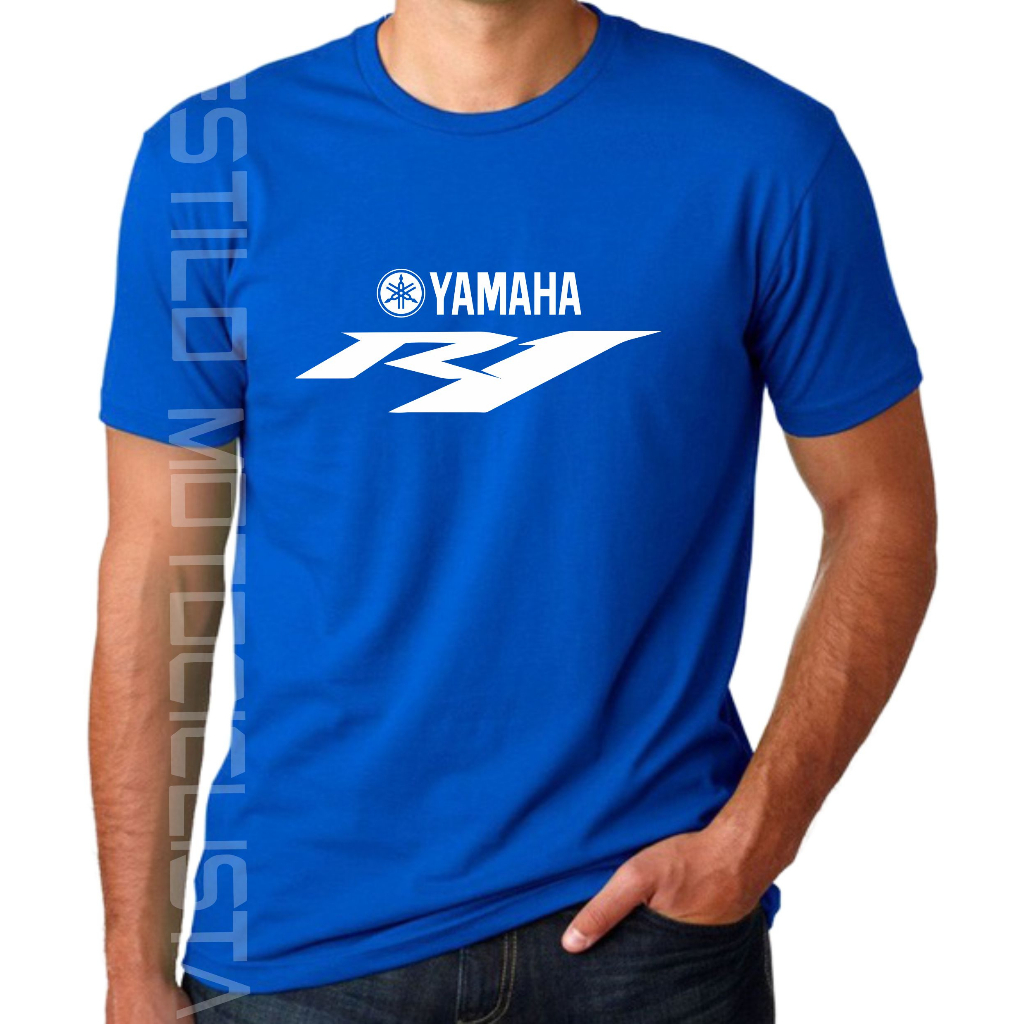 Camiseta R1 YAMAHA R1 Motociclista moto masculino feminino
