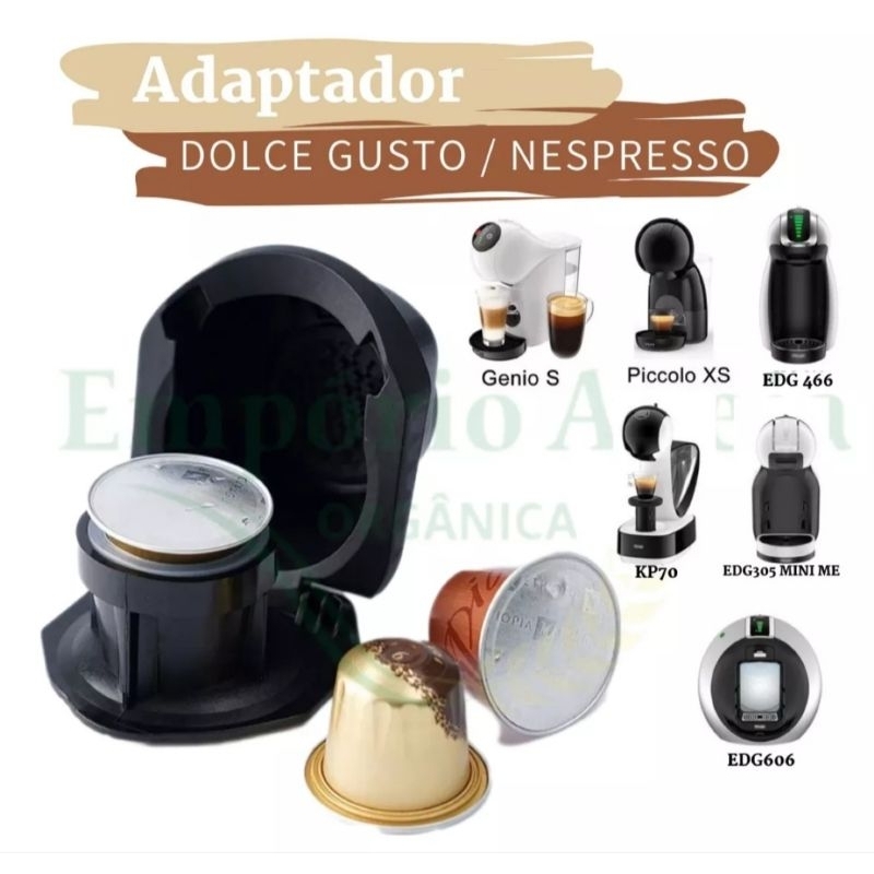 Adaptador Nespresso Para Dolce Gusto Gênio S / Piccolo XS / EDG 466