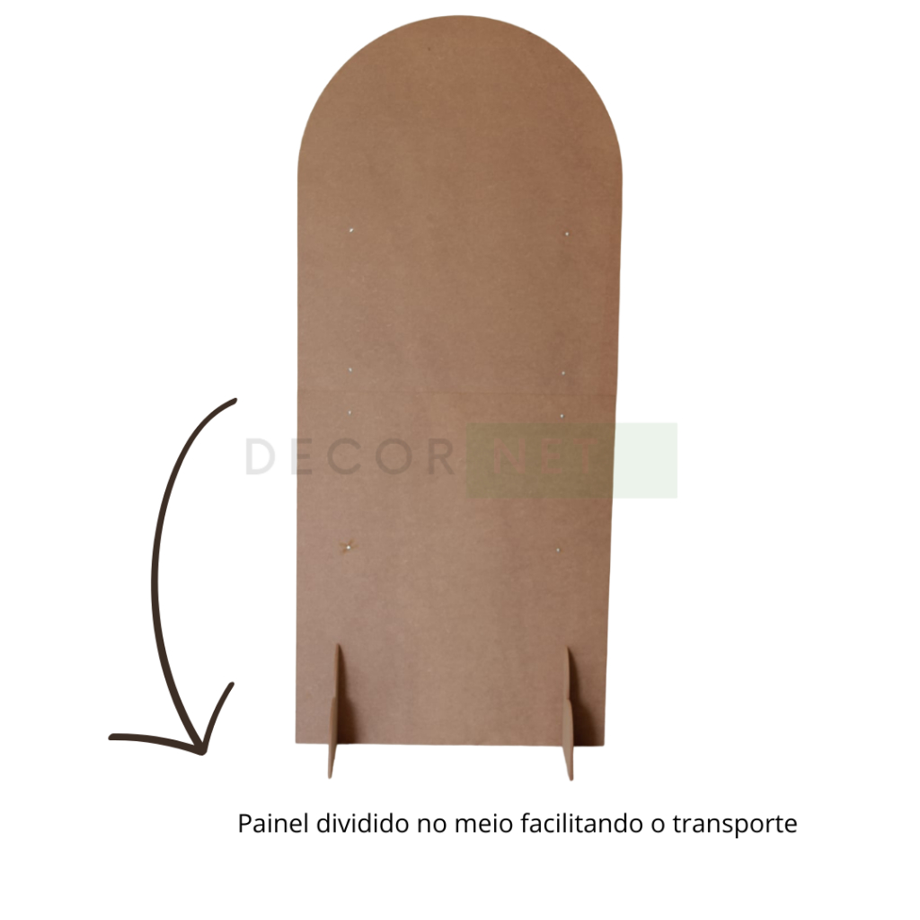 Painel variados festa decoração pegue e monte desmontável em mdf cru ...