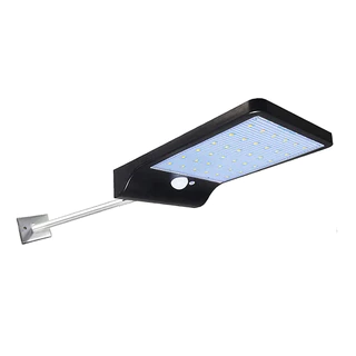 Luminária Solar Parede 48 Led 60w Potente Sensor Presença 3 Funções
