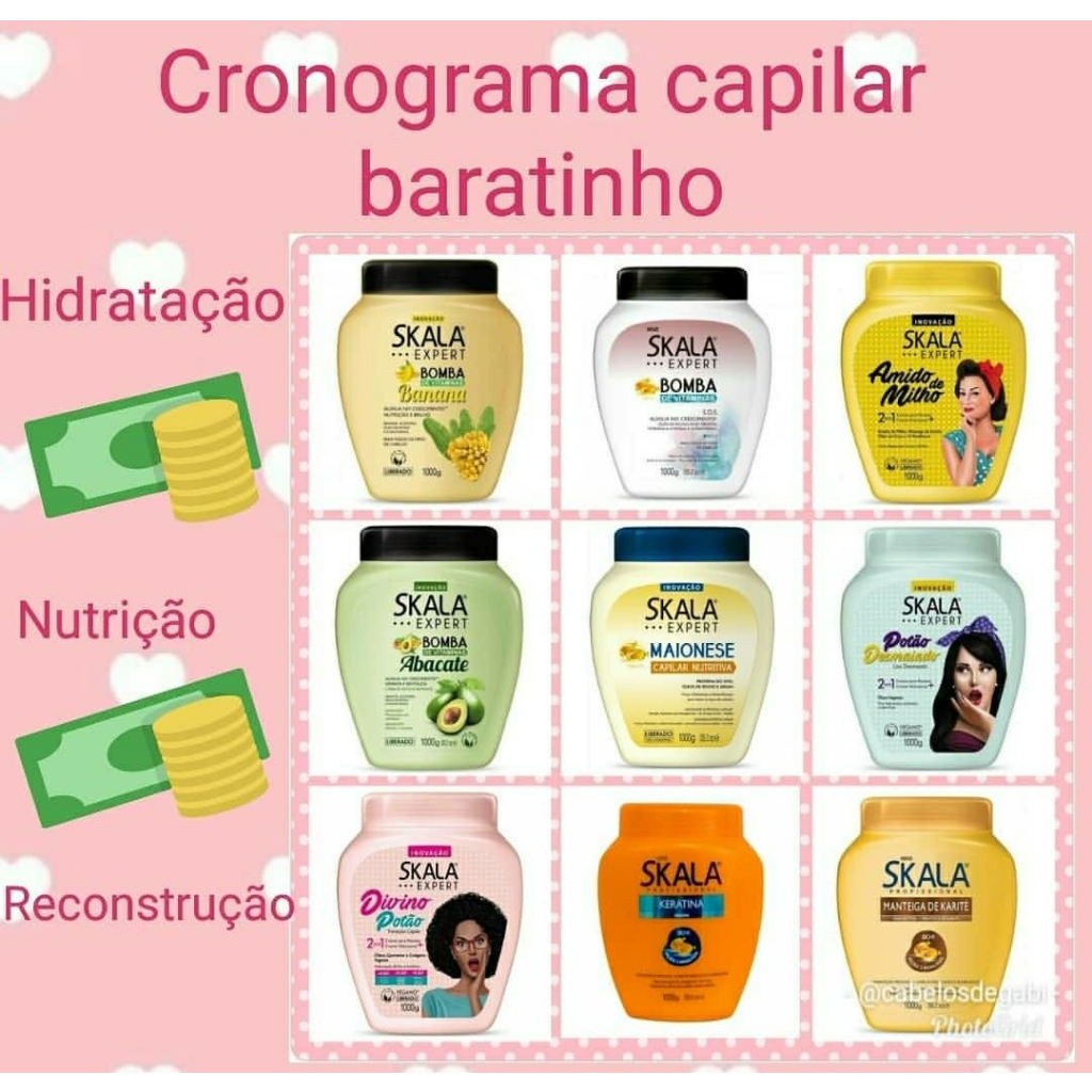 CREME SKALA POTÃO 1KG - IDEAL CRONOGRAMA CAPILAR - PRONTA ENTREGA ...