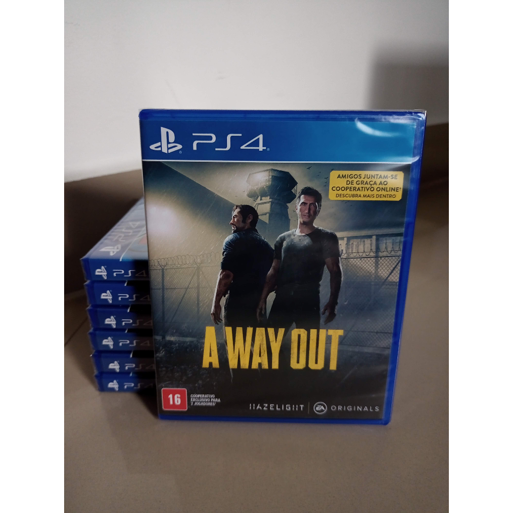 Jogo A Way Out Xbox One Lacrado Física Portugues 2 Players