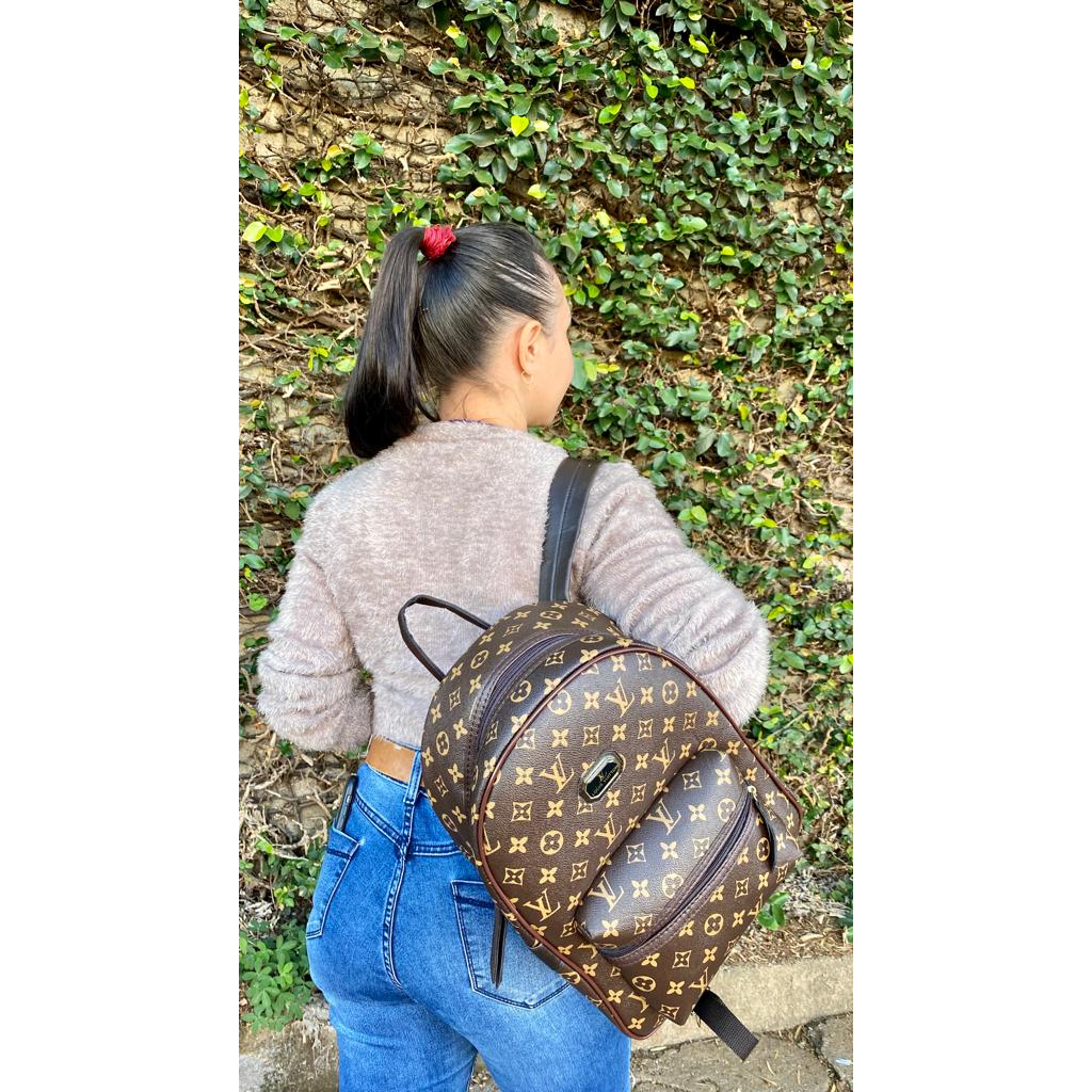 Mochila Louis Em Couro Vuitton Bolsa De Mão Escolar Maternidade Passeio  Feminina Masculina DESCONTÃO DE BOAS-VINDAS