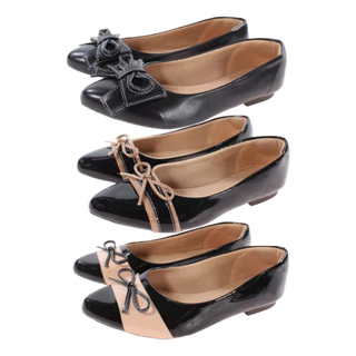 Kit 3 Sapatilha feminina Bico Fino Salto Baixo Promoção Exclusiva Confortável