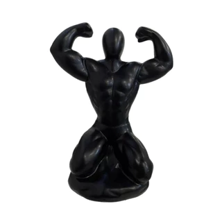 Enfeite Decorativo em Resina Homem Musculoso Fisiculturista