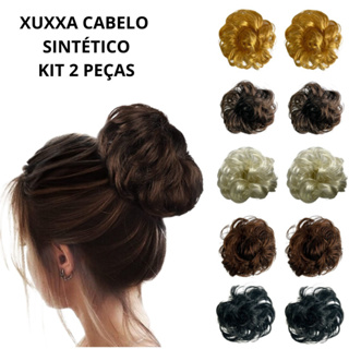 Kit P e PP de Xuxinhas de Cabelo Pequena/ Infantil/ Xuxa/ Elástico para  Penteado (XC08 / XC09)