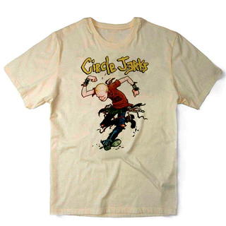 Camiseta Algodao Circle Jerks Banda de Punk Rock Hardcore Musica Unissex