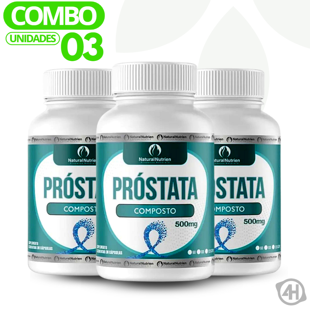 Próstata Kit 300 Cápsulas de 500mg Cada | Shopee Brasil