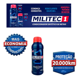Militec-1 100% Original Dist. Autorizado 200ml Condicionador Lubrificantes Aditivo Carro Envio Imediato