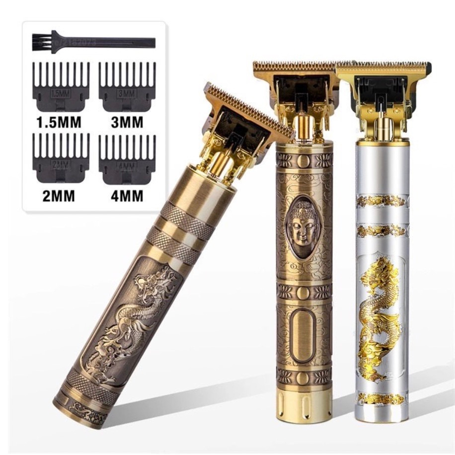 Máquina De Cortar Cabelo Para Barba Masculina Designer Aleatório Elétrico Profissional