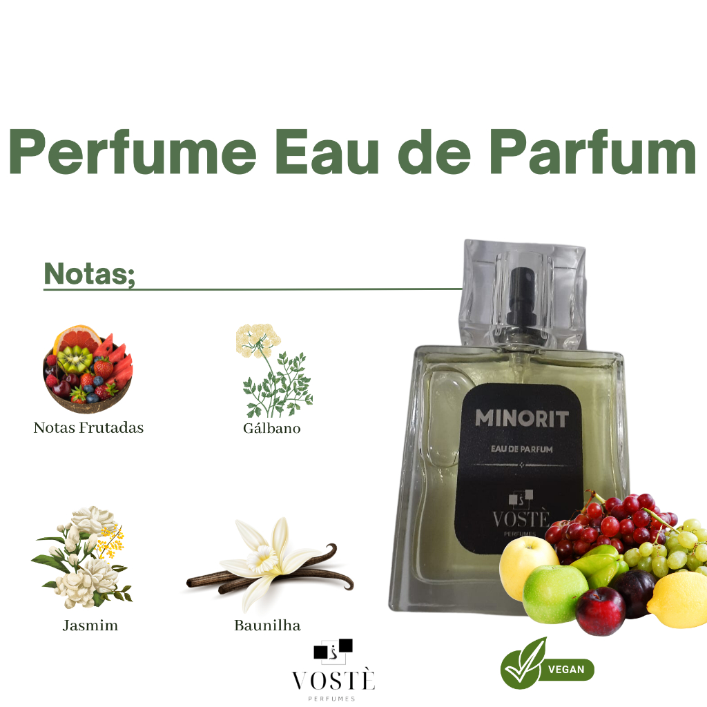 Perfume Masculino Minorit ( 15ml ou 50ml ) - Eau de Parfum Vostè ...
