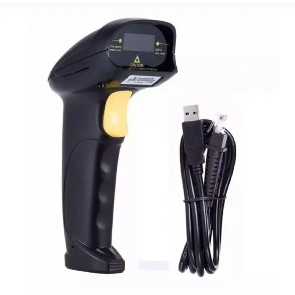 Scanner Barcode Yhd 8200 Leitor Código De Barras Laser C/fio | Shopee ...