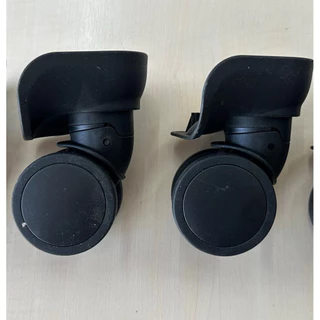 Rodinhas Duplas (par - com duas rodas) Giratórias Para Malas Com Rodas 360 Serve para todos os tamanhos de malas.