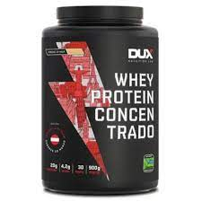 Whey Protein Concentrado – 900g – Dux Nutrition – Original (Sabor Strudel de Maça)