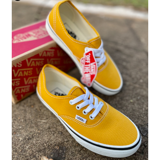 Vans store amarelo masculino