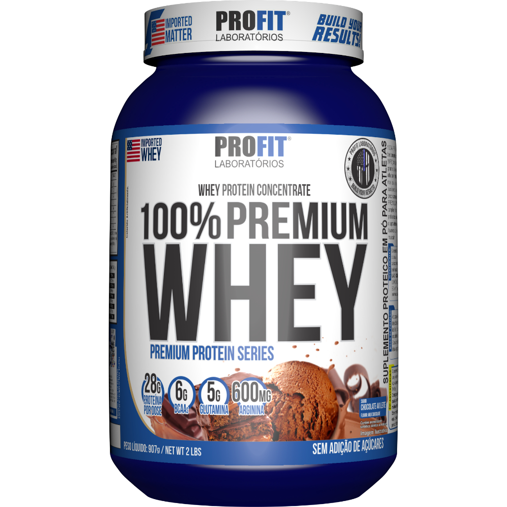 100% Whey Protein Premium – Pote 907g – Profit