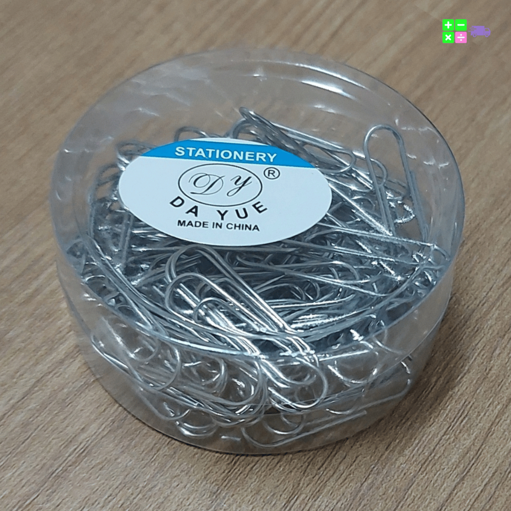 Clips de Metal para Papel 28mm Organizador Clipes Pequenos Clip Mini 80