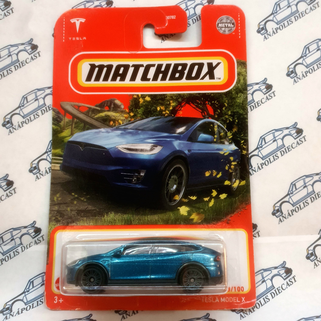 TESLA MODEL X - MATCHBOX MAIN LINE (LINHA BASICA) | Shopee Brasil