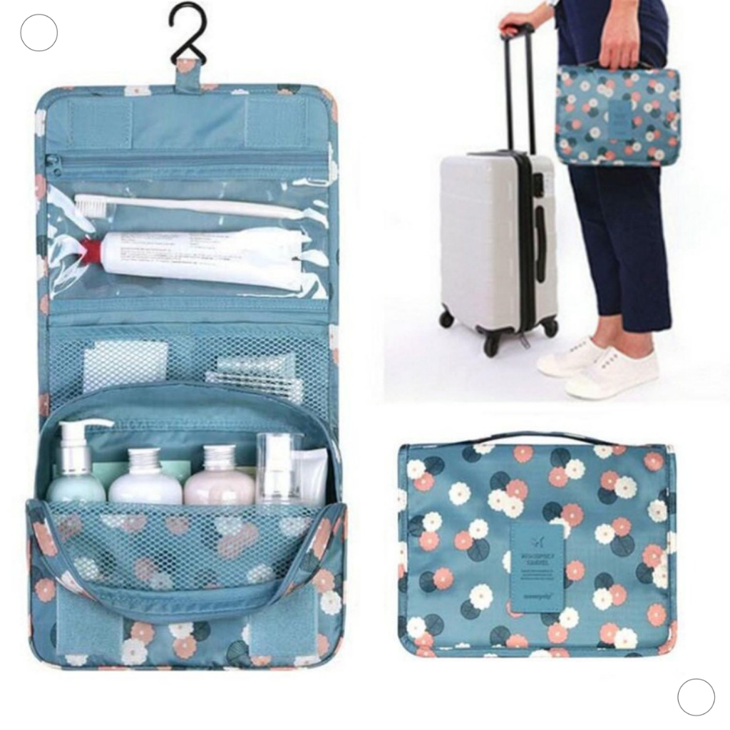 Necessaire Organizadora Bolsa Viagem Higiene Pessoal Com Divisória ...