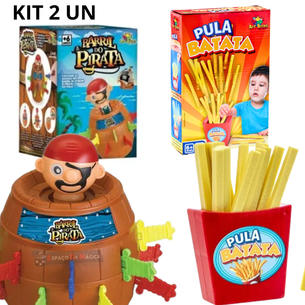 Kit Jogo Pula Macaco e Puxa Puxa Batatinha, Estrela