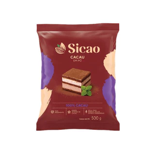Cacau em Pó 100% Cacau 500g - Sicao