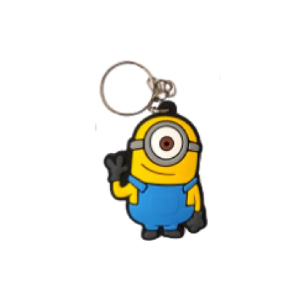 Chaveiro Emborrachado Minion Stuart