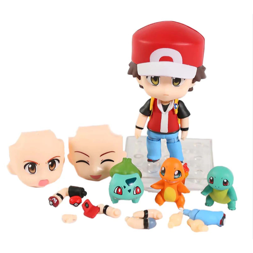 Boneco Pokémon Xy Ash + Pikachu Trainer Figure Tomy