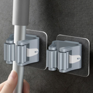 Kit 5 Suporte para Vassouras e Rodo Suporte de Parede Fortalecer Gancho de Cozinha Banheiro Racks