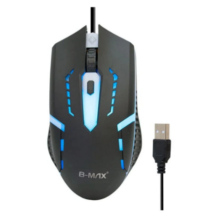 MOUSE GAMER COM FIO 3200 DPI RGB B-MAX BM-612 | Shopee Brasil