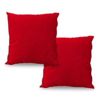 Kit de 02 Capas de almofada Suede Liso 40x40 Decorativa