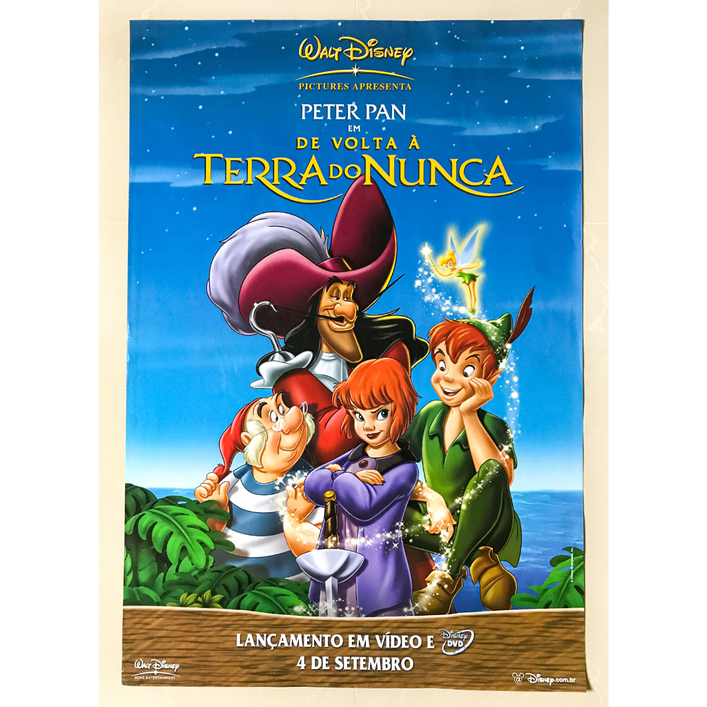 Pôster Peter Pan - De Volta à Terra do Nunca - Original Locadora